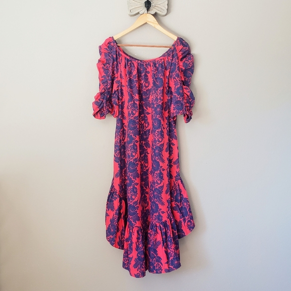 Vintage 80s Hilo Hattie Floral Muumuu - Picture 4 of 8